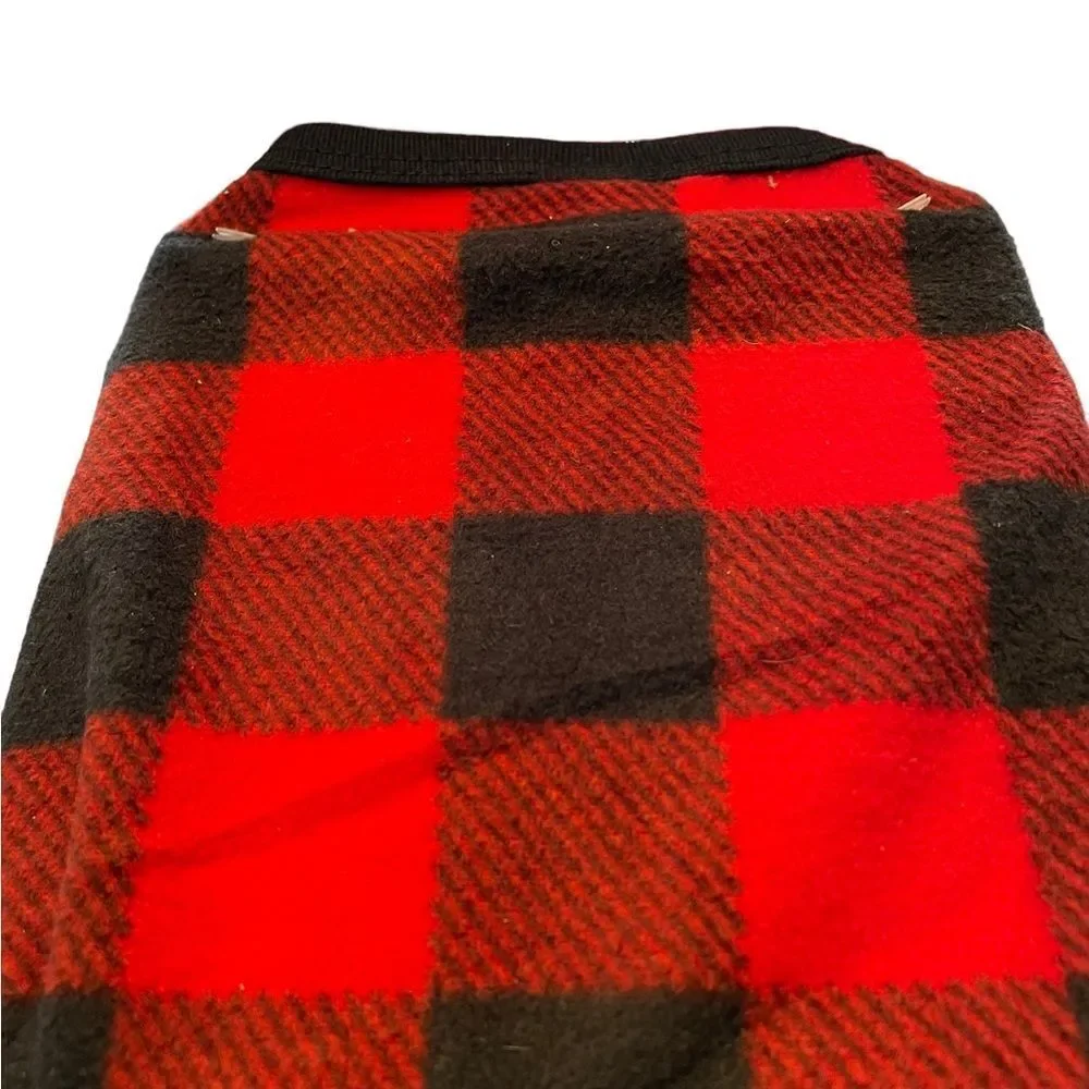 LARGE‎ BUFFALO PLAID PET PAJAMA